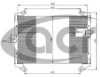 FIAT 1312857080 Condenser, air conditioning